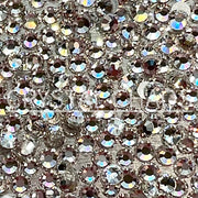 Flatback Crystals, Round, Non-Hotfix PRECIOSA, Clear Crystal - Crystal Chaos