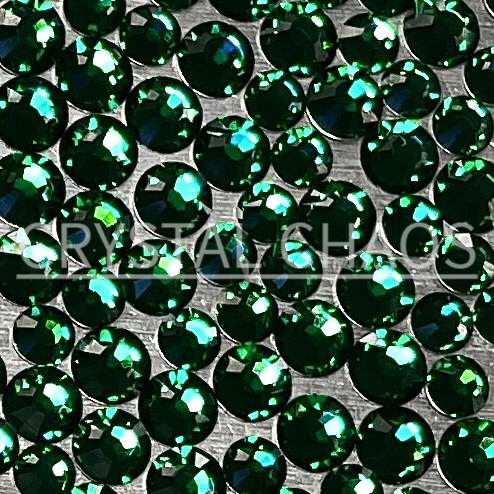 Emerald, Non-Hotfix PRECIOSA Crystals Mixed Size Pack SS12/SS16 100pc - Crystal Chaos