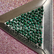 Emerald, Non-Hotfix PRECIOSA Crystals Mixed Size Pack SS12/SS16 100pc - Crystal Chaos