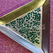 Emerald, Non-Hotfix PRECIOSA Crystals Mixed Size Pack SS5/SS7/SS9 150pc - Crystal Chaos