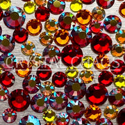 Flamethrower, Non-Hotfix PRECIOSA Crystals Mixed Colour Pack 170pc - Crystal Chaos