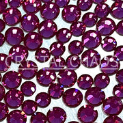 Fuchsia, Non-Hotfix PRECIOSA Crystals Mixed Size Pack SS12/SS16 100pc - Crystal Chaos