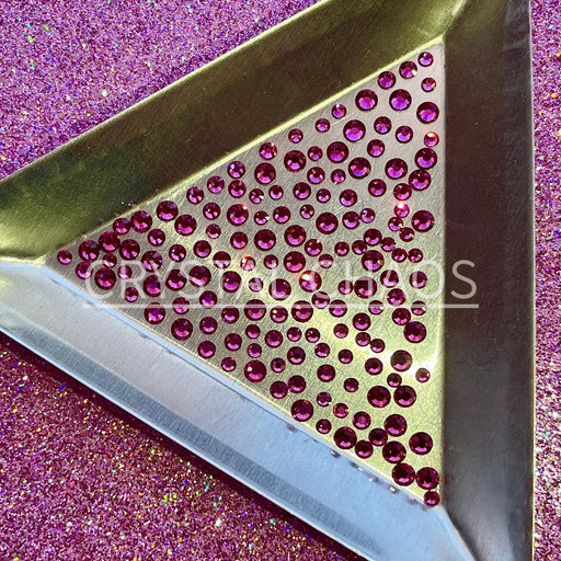 Fuchsia, Non-Hotfix PRECIOSA Crystals Mixed Size Pack SS5/SS7/SS9 150pc - Crystal Chaos