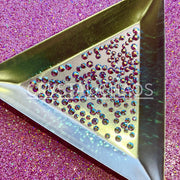 Fuchsia AB, Non-Hotfix PRECIOSA Crystals Mixed Size Pack SS5/SS7/SS9 150pc - Crystal Chaos