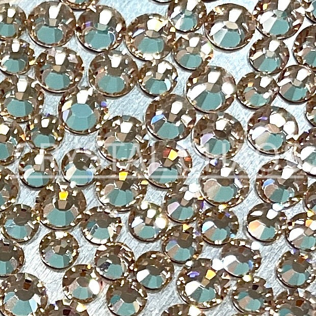Gold Quartz, Non-Hotfix PRECIOSA Crystals Mixed Size Pack SS12/SS16 100pc - Crystal Chaos