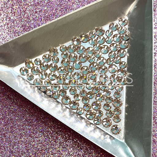Gold Quartz, Non-Hotfix PRECIOSA Crystals Mixed Size Pack SS12/SS16 100pc - Crystal Chaos