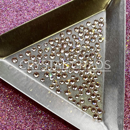 Gold Quartz, Non-Hotfix PRECIOSA Crystals Mixed Size Pack SS6/SS8/SS10 150pc - Crystal Chaos