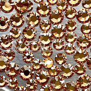Golden Honey, Non-Hotfix PRECIOSA Crystals Mixed Size Pack SS12/SS16 100pc - Crystal Chaos