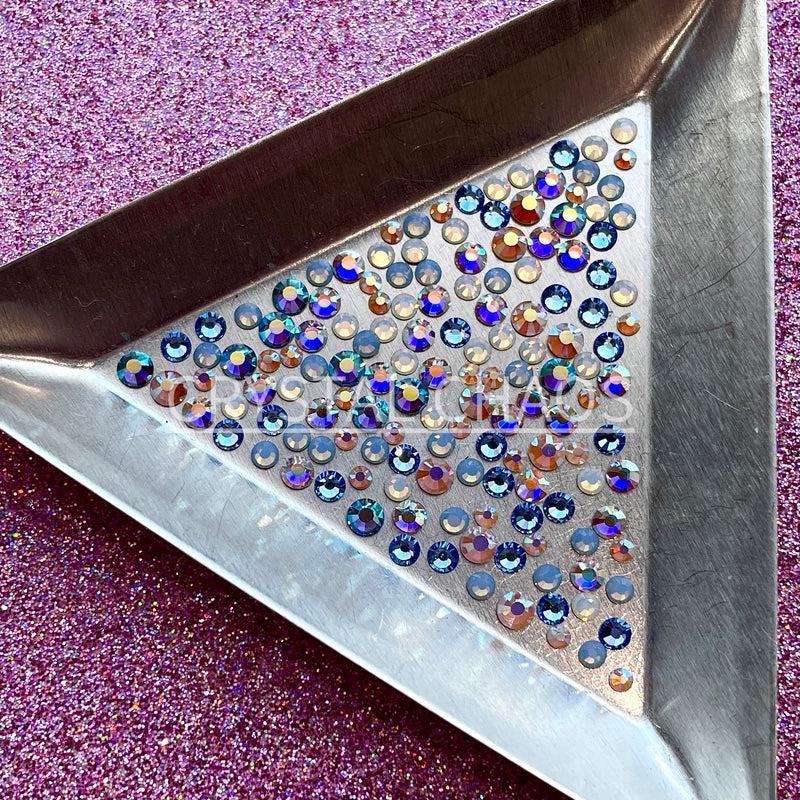 Icey, Non-Hotfix PRECIOSA Crystals Mixed Colour Pack 145pc - Crystal Chaos