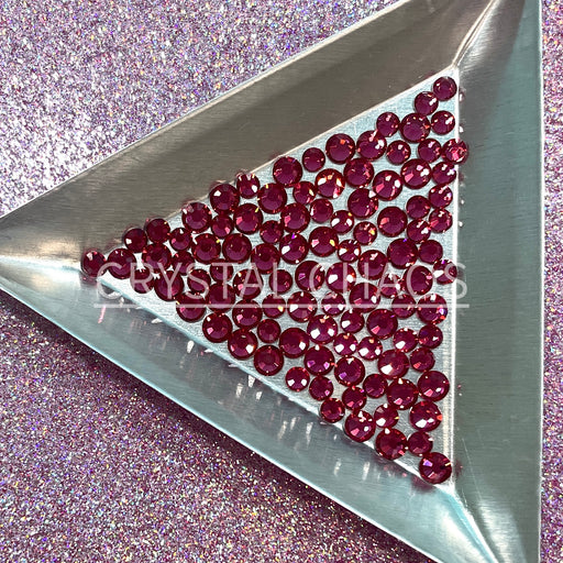 Indian Pink, Non-Hotfix PRECIOSA Crystals Mixed Size Pack SS12/SS16 100pc - Crystal Chaos