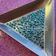 Indicolite, Non-Hotfix PRECIOSA Crystals Mixed Size Pack SS6/SS8/SS10 150pc - Crystal Chaos