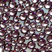 Light Amethyst, Non-Hotfix PRECIOSA Crystals Mixed Size Pack SS12/SS16 100pc - Crystal Chaos