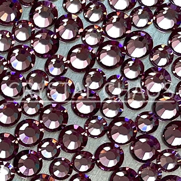 Light Amethyst, Non-Hotfix PRECIOSA Crystals Mixed Size Pack SS12/SS16 100pc - Crystal Chaos