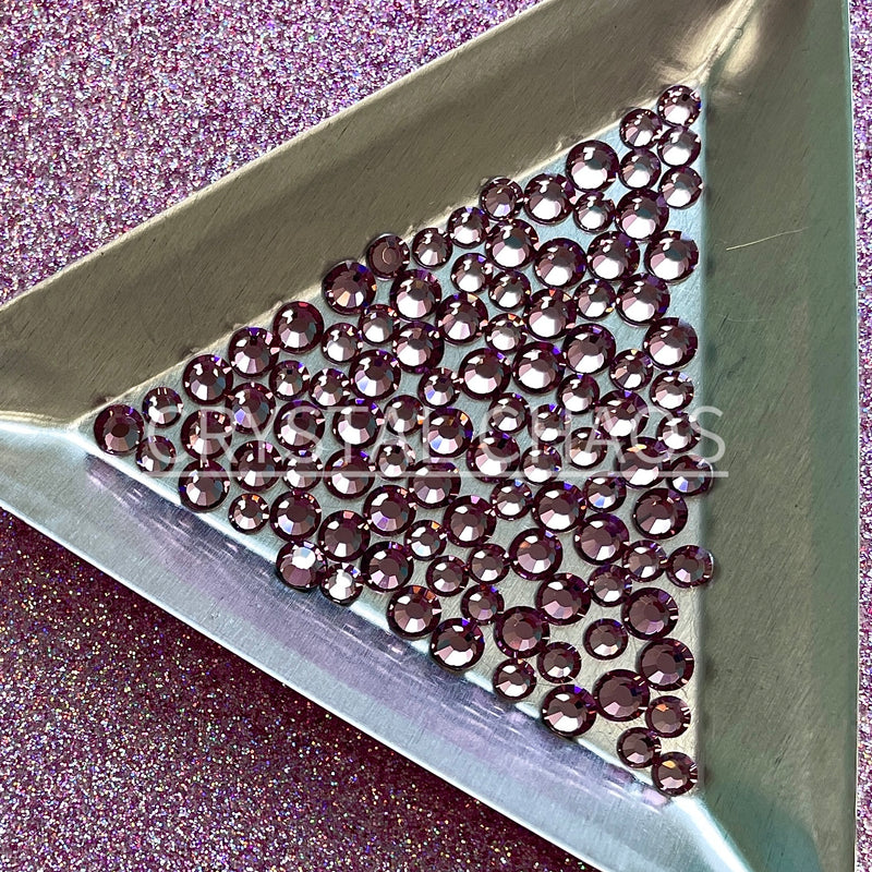 Light Amethyst, Non-Hotfix PRECIOSA Crystals Mixed Size Pack SS12/SS16 100pc - Crystal Chaos