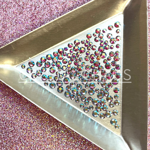 Light Amethyst AB, Non-Hotfix PRECIOSA Crystals Mixed Size Pack SS5/SS8/SS10 150pc - Crystal Chaos