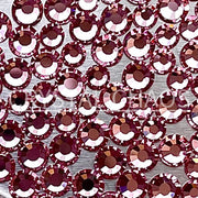 Light Rose, Non-Hotfix PRECIOSA Crystals Mixed Size Pack SS12/SS16 100pc - Crystal Chaos