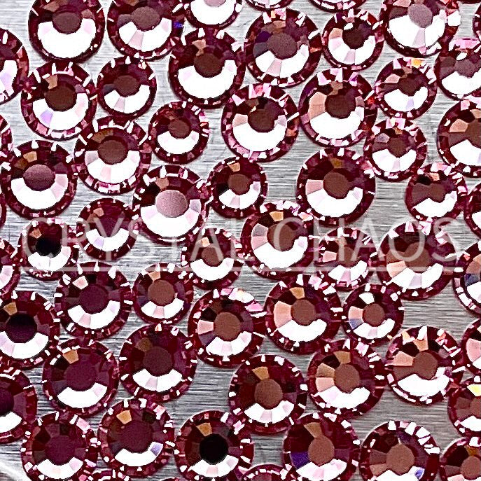Light Rose, Non-Hotfix PRECIOSA Crystals Mixed Size Pack SS12/SS16 100pc - Crystal Chaos