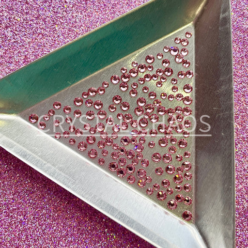 Light Rose, Non-Hotfix PRECIOSA Crystals Mixed Size Pack SS5/SS7/SS9 150pc - Crystal Chaos