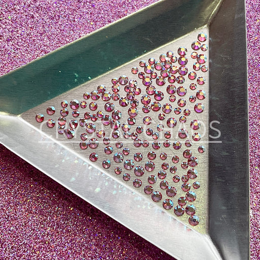 Light Rose AB, Non-Hotfix PRECIOSA Crystals Mixed Size Pack SS5/SS7/SS9 150pc - Crystal Chaos