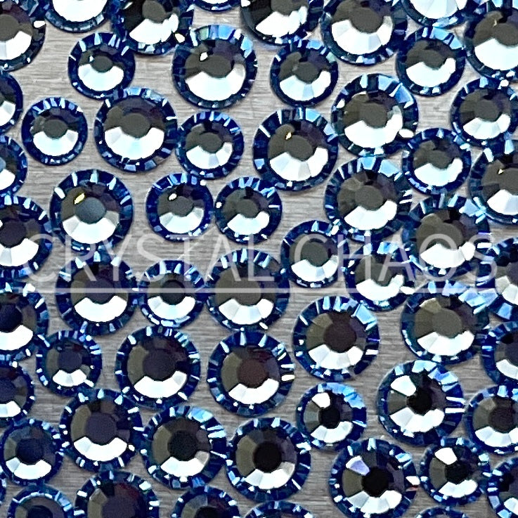 Light Sapphire, Non-Hotfix PRECIOSA Crystals Mixed Size Pack SS12/SS16 100pc - Crystal Chaos