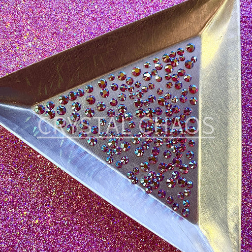 Light Siam AB, Non-Hotfix PRECIOSA Crystals Mixed Size Pack SS5/SS7/SS9 150pc - Crystal Chaos