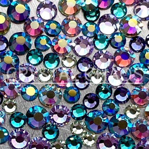 Mermaid, Non-Hotfix PRECIOSA Crystals Mixed Colour Pack 170pc - Crystal Chaos
