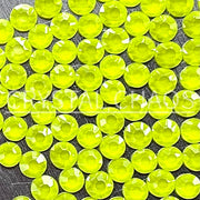 Neon Yellow, Non-Hotfix PRECIOSA Crystals Mixed Size Pack SS10/SS12 100pc - Crystal Chaos
