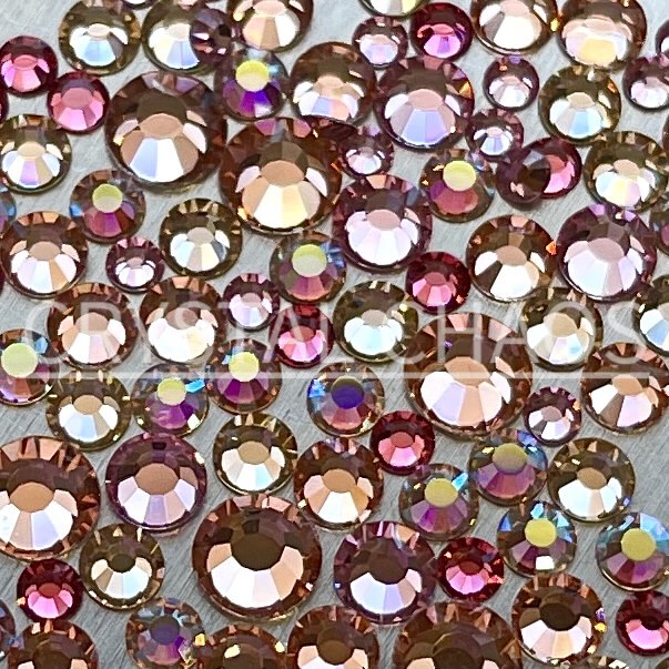 Peachy Keen, Non-Hotfix PRECIOSA Crystals Mixed Colour Pack 145pc - Crystal Chaos