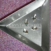 Rhombus 10x6mm, Non-Hotfix PRECIOSA Crystals Shape Pack 4pc - Crystal - Crystal Chaos
