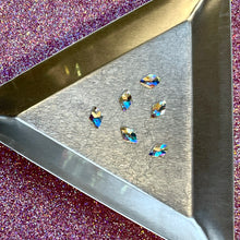 Load image into Gallery viewer, Rhombus 6x4mm, Non-Hotfix PRECIOSA Shape Pack 6pc - Crystal AB
