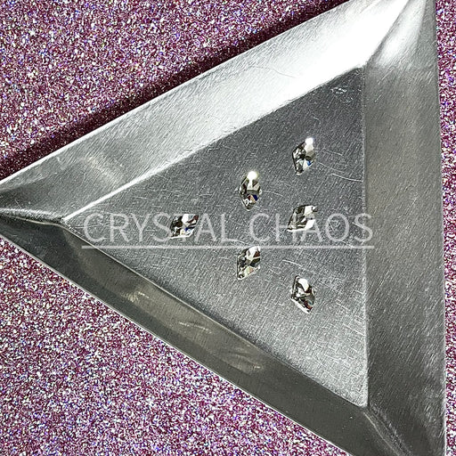 Rhombus 6x4mm, Non-Hotfix PRECIOSA Crystals Shape Pack 6pc - Crystal - Crystal Chaos