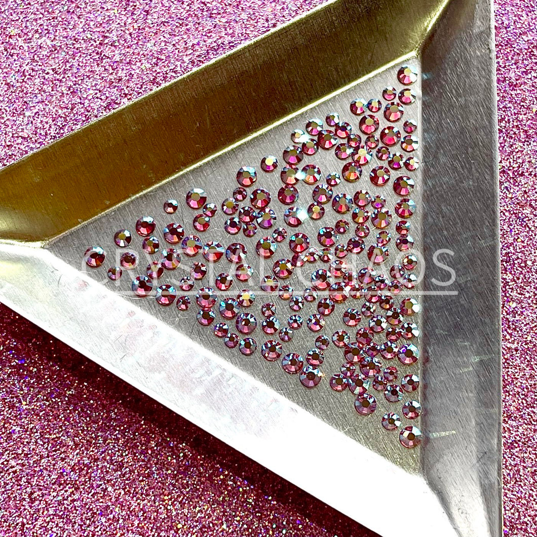 Rose AB, Non-Hotfix PRECIOSA Crystals Mixed Size Pack SS5/SS7/SS9 150pc