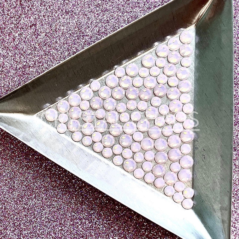 Rose Opal, Non-Hotfix PRECIOSA Crystals Mixed Size Pack SS12/SS16 100pc - Crystal Chaos