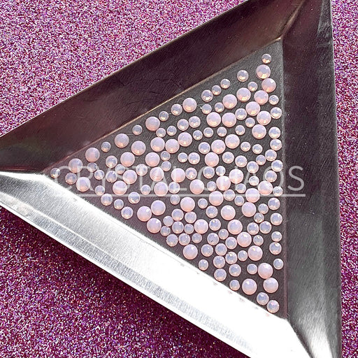 Rose Opal, Non-Hotfix PRECIOSA Crystals Mixed Size Pack SS6/SS8/SS10 150pc - Crystal Chaos