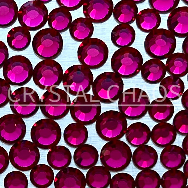 Ruby, Non-Hotfix PRECIOSA Crystals Mixed Size Pack SS12/SS16 100pc - Crystal Chaos