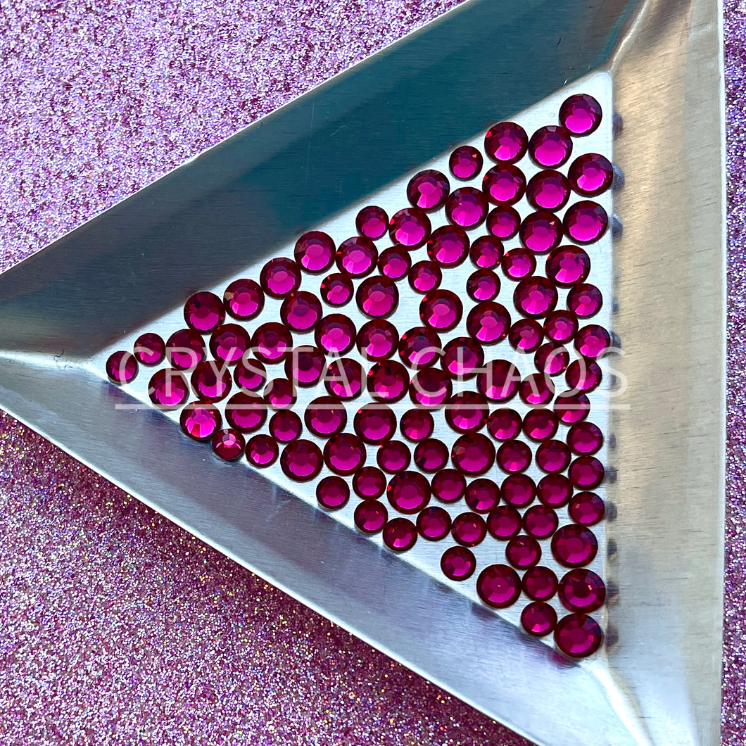 Ruby, Non-Hotfix PRECIOSA Crystals Mixed Size Pack SS12/SS16 100pc