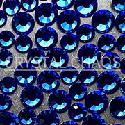 Sapphire, Non-Hotfix PRECIOSA Crystals Mixed Size Pack SS12/SS16 100pc - Crystal Chaos
