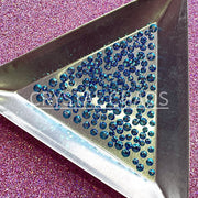 Sapphire AB, Non-Hotfix PRECIOSA Crystals Mixed Size Pack SS6/SS8/SS10 150pc - Crystal Chaos