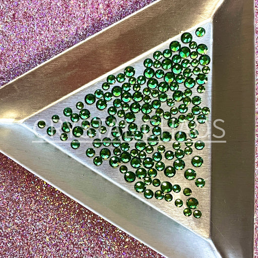 Shamrock, Non-Hotfix PRECIOSA Crystals Mixed Size Pack SS6/SS8/SS10 150pc - Crystal Chaos