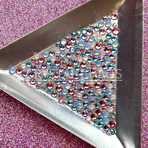 Unicorn, Non-Hotfix PRECIOSA Crystals Mixed Colour Pack 200pc - Crystal Chaos