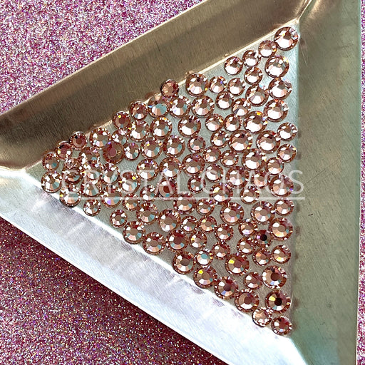 Vintage Rose, Non-Hotfix PRECIOSA Crystals Mixed Size Pack SS12/SS16 100pc - Crystal Chaos
