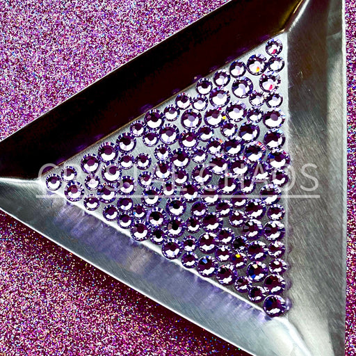 Violet, Non-Hotfix PRECIOSA Crystals Mixed Size Pack SS12/SS16 100pc - Crystal Chaos