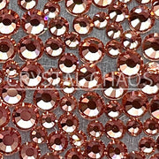 Flatback Crystals, Round, Non-Hotfix PRECIOSA, Apricot - Crystal Chaos
