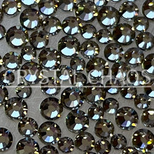 Load image into Gallery viewer, Flatback Crystals, Round, Non-Hotfix PRECIOSA, Black Diamond
