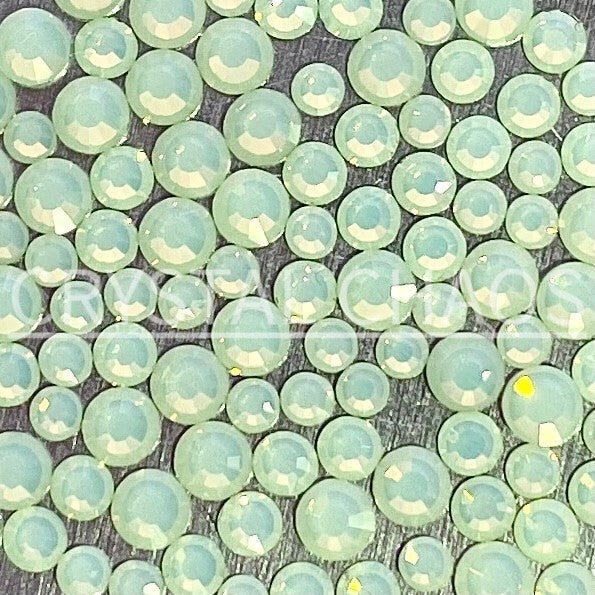 Chrysolite Opal, Non-Hotfix PRECIOSA Crystals Mixed Size Pack SS6/SS8/SS10 150pc - Crystal Chaos
