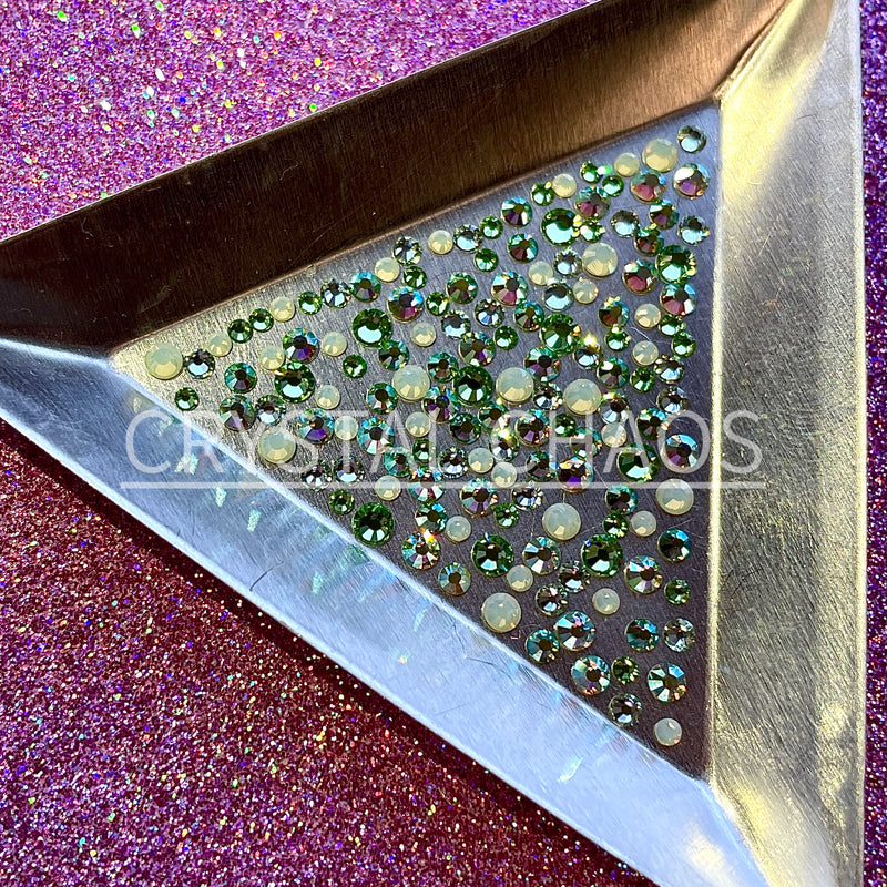 Elvish, Non-Hotfix PRECIOSA Crystals Mixed Colour Pack 145pc - Crystal Chaos