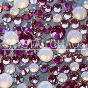 Fantasy, Non-Hotfix PRECIOSA Crystals Mixed Colour Pack 145pc - Crystal Chaos