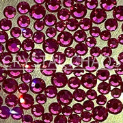 Fuchsia, Non-Hotfix PRECIOSA Crystals Mixed Size Pack SS5/SS7/SS9 150pc - Crystal Chaos