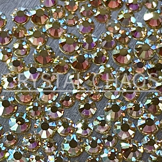 Jonquil AB, Non-Hotfix PRECIOSA Crystals Mixed Size Pack SS6/SS8/SS10 150pc - Crystal Chaos