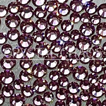 Flatback Crystals, Round, Non-Hotfix PRECIOSA, Light Amethyst
